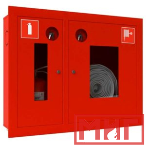 Фото 15 - Шкаф пожарный ШПКО-315 ВОК для пожарного крана и огнетушителя (Серия У).